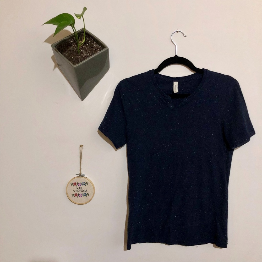 DELETING 2MORROW 🔥 Frank + Oak Navy Blue Tee